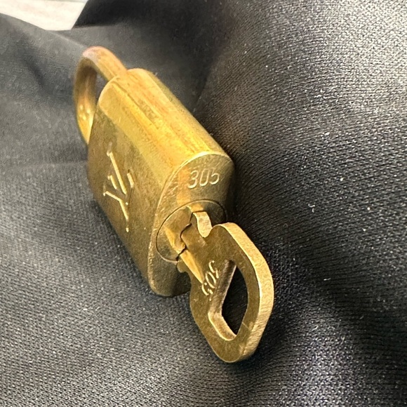 Louis Vuitton Gold Padlock with Key #305 - Picture 2 of 3